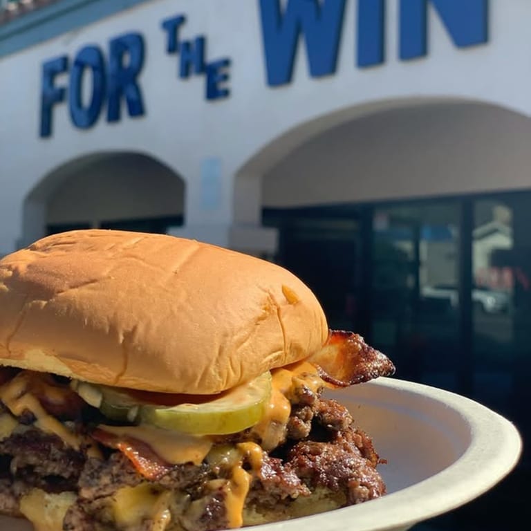 Santos Uy crafting smash burgers