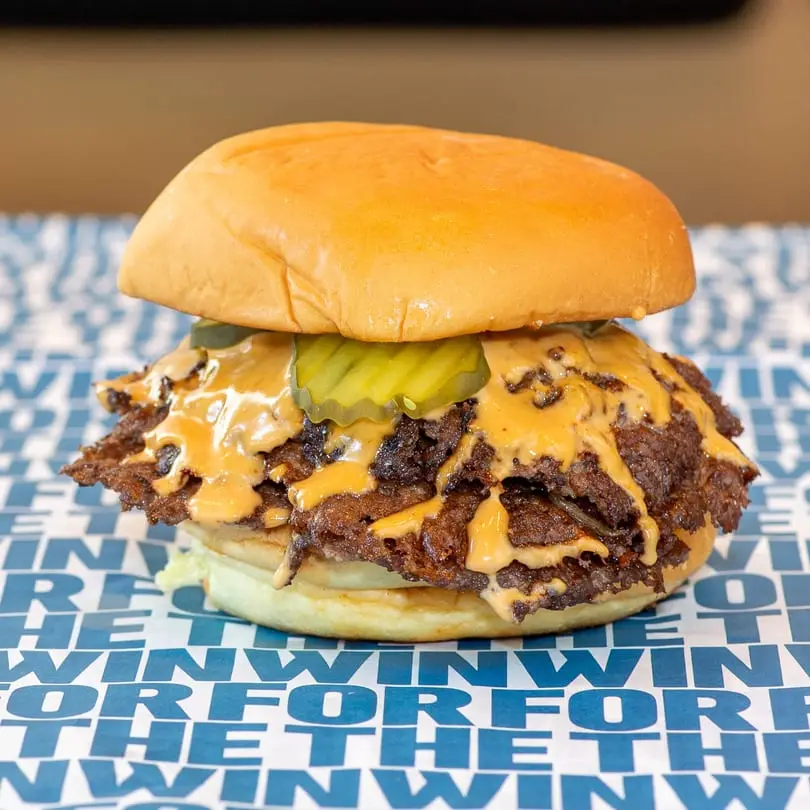 Smashed burger